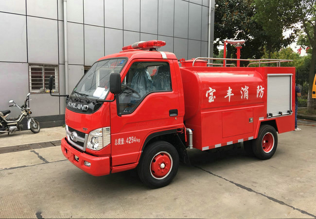 福田2噸消防灑水車